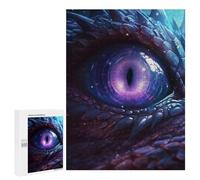 Rompecabezas para Adultos 500 PCS Dragon'S Gaze Mystic Eye Artwork Rompecabezas para Adultos Juegos Familiares Corte De Precisión Cumpleaños Y Navidad 500 PCS