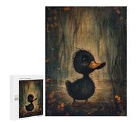 Rompecabezas para Adultos 500 PCS Enchanted Black Duckling Rompecabezas para Adultos Juegos Familiares Regalo De Cumpleaños Regalos De Cumpleaños 500 PCS