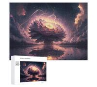 Rompecabezas para Adultos 500 PCS Enchanted Lotus Pond -1 Rompecabezas para Adolescentes Juegos Familiares Difícil Difícil 500 PCS