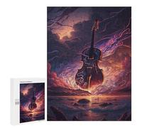 Rompecabezas para Adultos 500 PCS Enchanted Violin Sky -2 Rompecabezas para Adultos Juguetes Antiestrés Mejora La Memoria Regalos De Cumpleaños Y Únicos 500 PCS