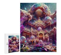 Rompecabezas para Adultos 500 PCS Fantasy Architectural Wonderland Rompecabezas para Adultos Juguete Decoración De Pared Regalos para Mujeres Gran Regalo para Juegos 500 PCS