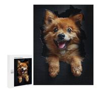 Rompecabezas para Adultos 500 PCS Finnish Spitz Rompecabezas para Adultos Juegos Relajantes Regalo De Cumpleaños Gran Regalo para Jugar 500 PCS