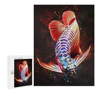 Rompecabezas para Adultos 500 PCS Fish New Watercolort Rompecabezas para Adultos Análisis Y Lógica Entrena Tu Cerebro Y Tus Manos Juguete Juego Intelectual 500 PCS