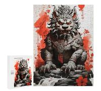 Rompecabezas para Adultos 500 PCS Foodog Japanese Ink Rompecabezas para Adultos Juegos Familiares Corte De Precisión Cumpleaños Y Navidad 500 PCS