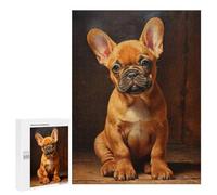 Rompecabezas para Adultos 500 PCS French Bulldog Fawn Rompecabezas para Adultos Juegos De Relajación Regalos para Mujeres Regalos para Amigos Y Familiares 500 PCS