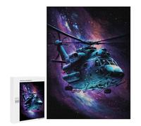 Rompecabezas para Adultos 500 PCS Galactic Helicopter Adventure-11 Rompecabezas para Adultos Actividades Familiares Entrena Tu Cerebro Y Tus Manos Juego De Desafío Único 500 PCS