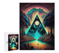 Rompecabezas para Adultos 500 PCS Gate to The Celestial Realm Rompecabezas para Adultos Juego De Ingenio Decoración Perfecta Cumpleaños Y Navidad 500 PCS