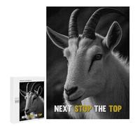 Rompecabezas para Adultos 500 PCS Goat Motivational Quotes Rompecabezas para Adultos Juego Práctico Mejora La Memoria Regalos para Amigos Y Familiares 500 PCS