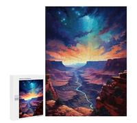 Rompecabezas para Adultos 500 PCS Grand Canyon from Above Rompecabezas para Adolescentes Juego De Ingenio Análisis Y Lógica 500 PCS