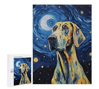 Rompecabezas para Adultos 500 PCS Great Dane Dog Rompecabezas para Adultos Juegos Relajantes Mejora La Memoria Cumpleaños Y Navidad 500 PCS