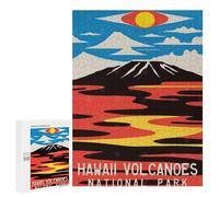 Rompecabezas para Adultos 500 PCS Hawaii Volcanoes Art Print Rompecabezas para Adultos Juegos Familiares Pero Divertidos Y Humorísticos Difíciles Y Desafiantes 500 PCS