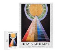 Rompecabezas para Adultos 500 PCS Hilma AF Klint Altar Piece Rompecabezas para Adolescentes Ensamblaje De Patrones Interacción Entre Padres E Hijos Hermoso Juego De Diseño 500 PCS