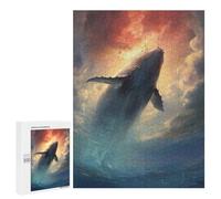 Rompecabezas para Adultos 500 PCS Holy Whale Rompecabezas Juegos Relajantes Análisis Y Lógica Cumpleaños Y Navidad 500 PCS