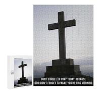 Rompecabezas para Adultos 500 PCS Jesus Poster Quotes 2 Rompecabezas para Adultos Juegos Relajantes Regalo De Cumpleaños Gran Regalo para Jugar 500 PCS