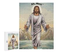 Rompecabezas para Adultos 500 PCS Jesus Walking on Water Rompecabezas Juegos Relajantes Análisis Y Lógica Cumpleaños Y Navidad 500 PCS