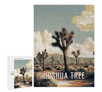 Rompecabezas para Adultos 500 PCS Joshua Tree National Park Rompecabezas para Adultos Juego De Ingenio Desafío Difícil 500 PCS