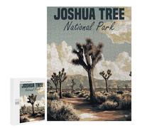 Rompecabezas para Adultos 500 PCS Joshua Tree National Park Rompecabezas para Adultos Juegos Familiares Alivia El Estrés Regalo De Cumpleaños, Regalos, 500 PCS