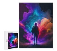 Rompecabezas para Adultos 500 PCS Journey Through Colorful Clouds Rompecabezas para Adultos Juegos Relajantes Mejora La Memoria Cumpleaños Y Navidad 500 PCS