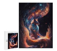 Rompecabezas para Adultos 500 PCS Kurama, A Nine Tailed Fox Rompecabezas para Adolescentes Juego De Ingenio Análisis Y Lógica 500 PCS