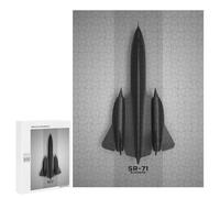Rompecabezas para Adultos 500 PCS Lockheed SR71 Blackbird Rompecabezas para Adultos Juegos Relajantes Mejora La Memoria Cumpleaños Y Navidad 500 PCS