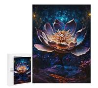 Rompecabezas para Adultos 500 PCS Lotus Flower Magic Rompecabezas para Adultos Juegos Familiares Corte De Precisión Cumpleaños Y Navidad 500 PCS