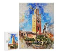 Rompecabezas para Adultos 500 PCS Marrakesh Morocco Rompecabezas para Adultos Juguetes Antiestrés Mejora La Memoria Regalos De Cumpleaños Y Únicos 500 PCS