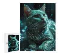 Rompecabezas para Adultos 500 PCS Mystic Cat Rompecabezas para Adultos Juegos Divertidos Decoración Desafiante De Completar 500 PCS