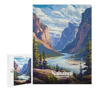 Rompecabezas para Adultos 500 PCS Nahanni National Park Canada Landscape Art Rompecabezas para Adultos Juego De Ingenio Desafío Difícil 500 PCS