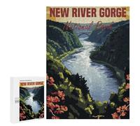 Rompecabezas para Adultos 500 PCS New River Gorge National Park Rompecabezas para Adultos Juegos Familiares Regalo De Cumpleaños Regalos De Cumpleaños 500 PCS