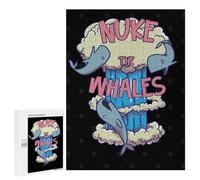 Rompecabezas para adultos 500 PCS Nuke The Whales rompecabezas para adultos juegos familiares alivio del estrés cumpleaños único 500 PCS