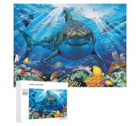 Rompecabezas para Adultos 500 PCS Ocean Life Underwater Scene Rompecabezas para Adultos Juguete Decoración De Pared Regalos para Mujeres Gran Regalo para Juegos 500 PCS