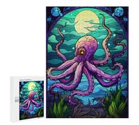 Rompecabezas para Adultos 500 PCS Octopus Magic The Sea Rompecabezas para Adultos Juego Práctico Mejora La Memoria Regalos para Amigos Y Familiares 500 PCS