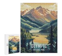 Rompecabezas para Adultos 500 PCS Olympic National Park Rompecabezas para Adultos Juegos Relajantes Difícil Regalos para Amigos Y Familiares 500 PCS