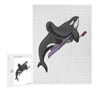 Rompecabezas para Adultos 500 PCS Orca Hairdresser Scissors Rompecabezas para Adultos Juego De Ingenio Desafío Difícil 500 PCS