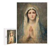 Rompecabezas para Adultos 500 PCS Painting of Virgin Mary in Prayer Rompecabezas para Adultos Juegos Familiares Alivia El Estrés Regalo De Cumpleaños, Regalos, 500 PCS