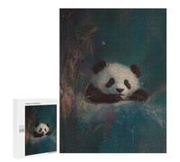 Rompecabezas para Adultos 500 PCS Panda Cub Rompecabezas para Adultos Juego Práctico Mejora La Memoria Regalos para Amigos Y Familiares 500 PCS