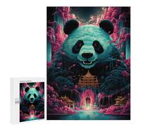 Rompecabezas para Adultos 500 PCS Panda Fantasy Landscape Rompecabezas para Adultos Juguete Decoración De Pared Regalos para Mujeres Gran Regalo para Juegos 500 PCS