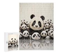 Rompecabezas para Adultos 500 PCS Panda Funny Animal Art Rompecabezas para Adultos Juegos Relajantes Regalo De Cumpleaños Gran Regalo para Jugar 500 PCS