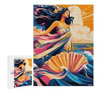 Rompecabezas para Adultos 500 PCS Pop Art Vision of The Birth of Venus Rompecabezas para Adultos Juego De Ingenio Desafío Difícil 500 PCS