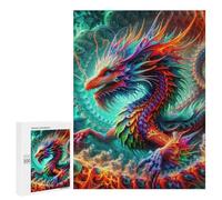 Rompecabezas para Adultos 500 PCS Quantum Dracoscale Enigma Rompecabezas para Adultos Juegos Familiares Corte De Precisión Cumpleaños Y Navidad 500 PCS