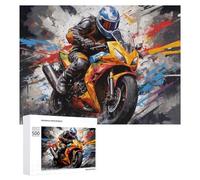 Rompecabezas para Adultos 500 PCS Racing Spirit Motorcycle Artwork Rompecabezas para Adultos Juguete Decoración De Pared Regalos para Mujeres Gran Regalo para Juegos 500 PCS