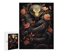 Rompecabezas para Adultos 500 PCS Ritual Python Rompecabezas para Adultos Juego Práctico Corte De Precisión Juego Desafiante Regalos 500 PCS
