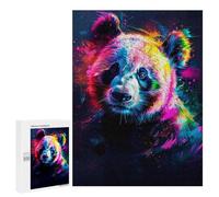 Rompecabezas para Adultos 500 PCS Rompecabezas Abstract Panda Rompecabezas para Adultos Juguetes Antiestrés Análisis Y Lógica Cumpleaños 500 PCS
