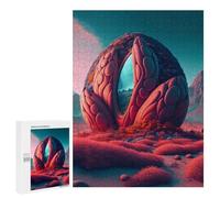 Rompecabezas para Adultos 500 PCS Rompecabezas Alien Oasis Rompecabezas para Adultos Juguete Decoración De Pared Aliviador del Estrés Difícil Y Desafiante 500 PCS
