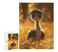 Rompecabezas para Adultos 500 PCS Rompecabezas Cute Ostrich Chick Juego De Ingenio con Rompecabezas, Divertido Y Humorístico, 500 PCS