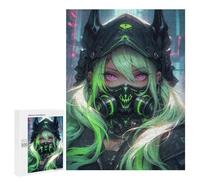 Rompecabezas para Adultos 500 PCS Rompecabezas Cybergoth Demon Girl Anime Rompecabezas para Adultos Juguete Decoración De Pared Aliviador del Estrés Difícil Y Desafiante 500 PCS