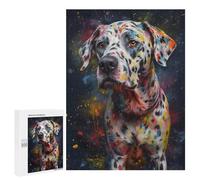 Rompecabezas para Adultos 500 PCS Rompecabezas Dalmatian Painting Juego De Ingenio con Rompecabezas, Divertido Y Humorístico, 500 PCS