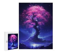 Rompecabezas para Adultos 500 PCS Rompecabezas Epic Viole Blue Tree Juego De Ingenio con Rompecabezas, Divertido Y Humorístico, 500 PCS