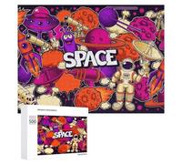 Rompecabezas para Adultos 500 PCS Rompecabezas Exploring The Wonders of Space Rompecabezas para Adultos Juego De Ingenio Análisis Y Lógica Regalos De Cumpleaños Y Únicos 500 PCS