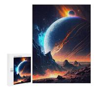 Rompecabezas para Adultos 500 PCS Rompecabezas Fantasy Anime Landscape Rompecabezas para Adultos Juguete Decoración De Pared Aliviador del Estrés Difícil Y Desafiante 500 PCS